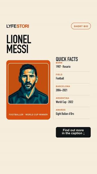 Lionel Messi Portrait